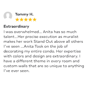 Anita Rossi Art review from Tommy