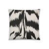 black and white tiger back of pillow