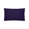 basic purple pillow 20x12