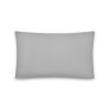 grey pillow 20x12