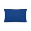 royal blue pillow 20x12