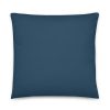 dark blue pillow 22x22