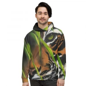 bengal tiger hoodie front view