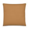 basic beige pillow 22x22
