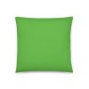 pillow bright green