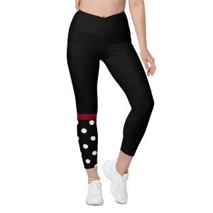 Leggings with polka-dot design