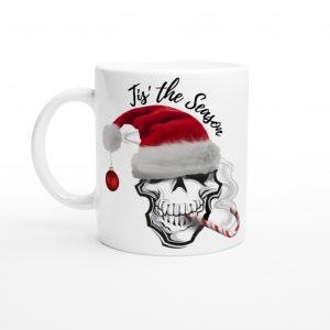 Tis the Season Skeleton Holiday Mug