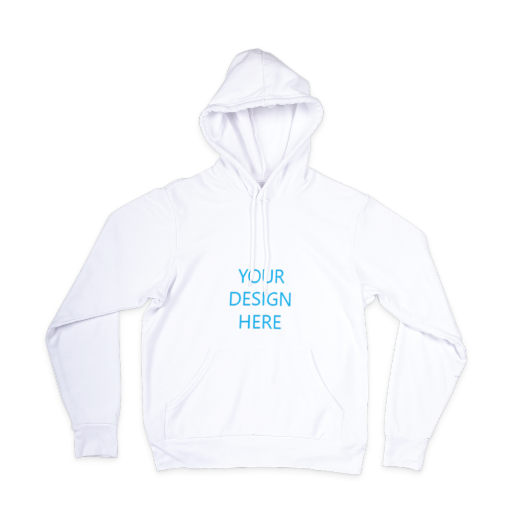 your design here sample blank hoodie