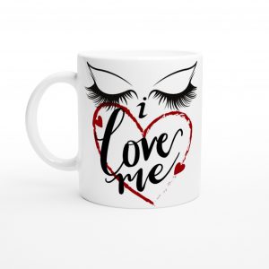 I Love Me Eyelashes Mug