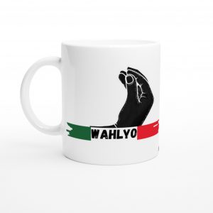 Wahlyo-Funny Italian Novelty Mug with Italian Colors
