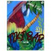 Personalized Acrylic Tiki Bar Sign with Parrot