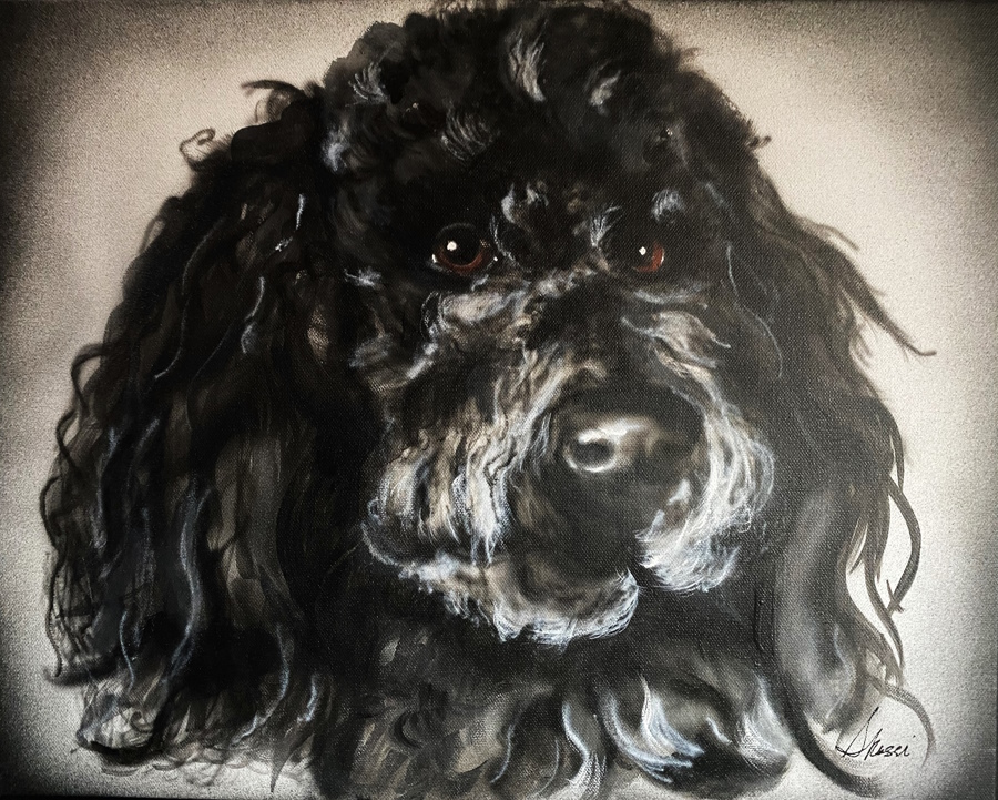airbrushed-pet-portrait-poodle