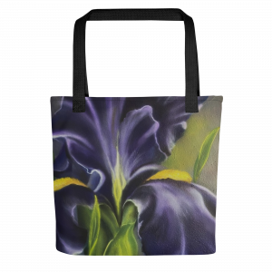 airbrushed-purple-iris-painted-tote-bag