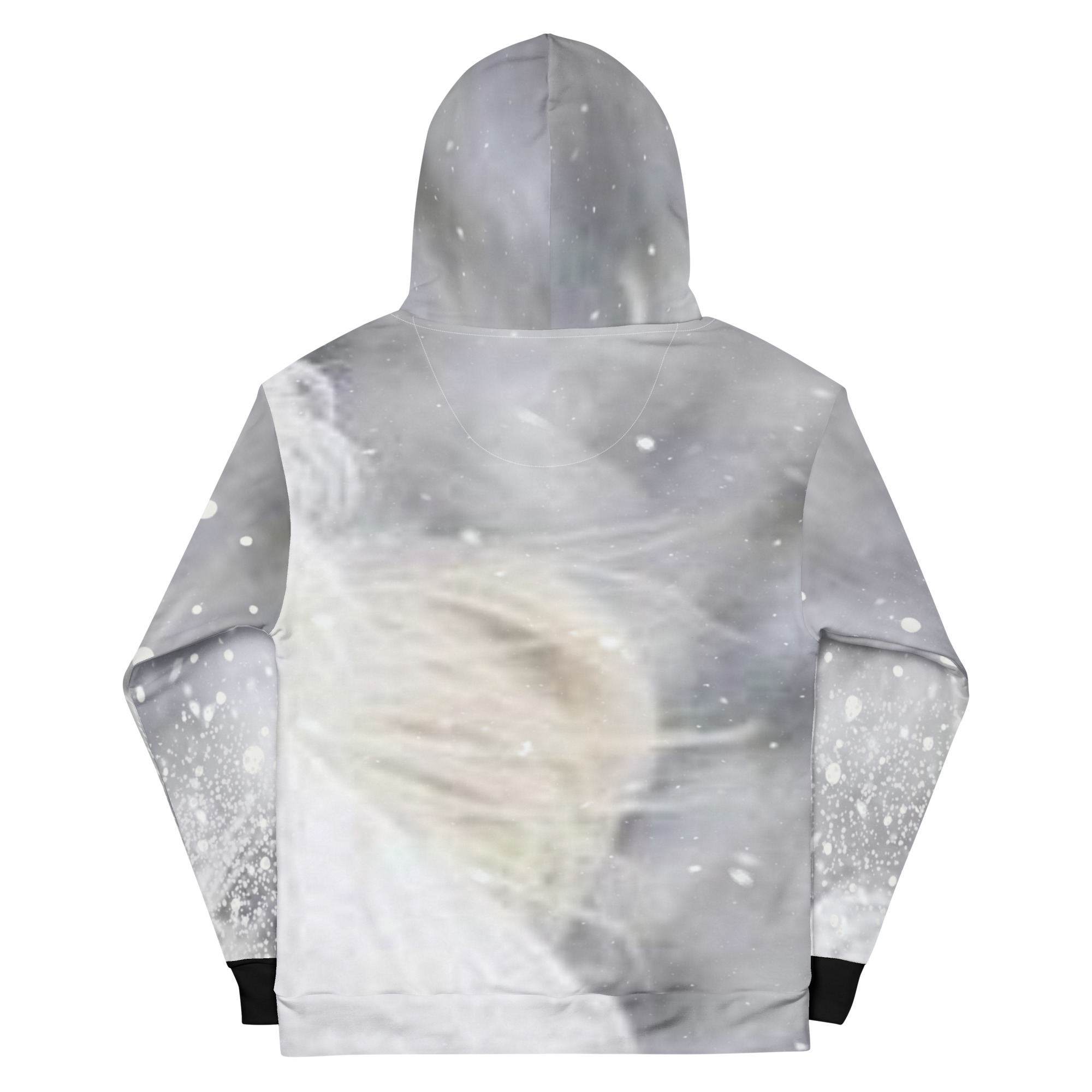 White Beauty Airbrushed Horse Hoodie - Image 2